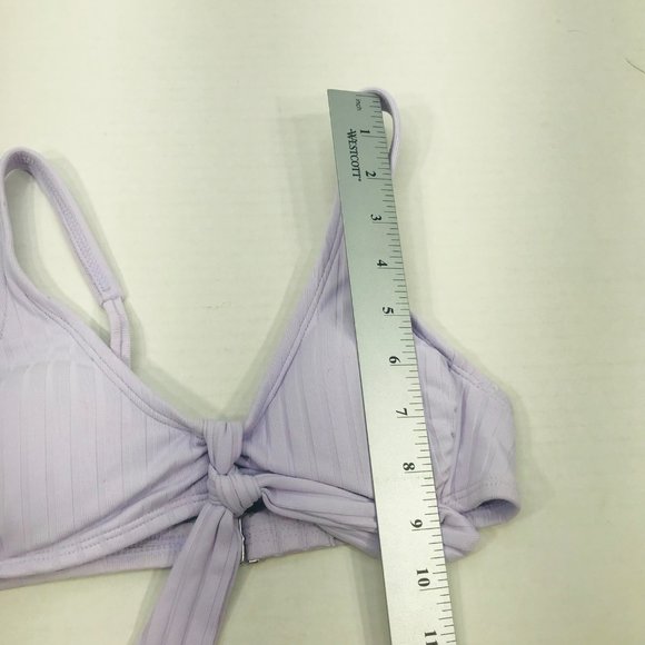 Xhilaration Womens Size XS Removable Pads Knot Front Bikini Swim Top Purple NWOT - Picture 11 of 11